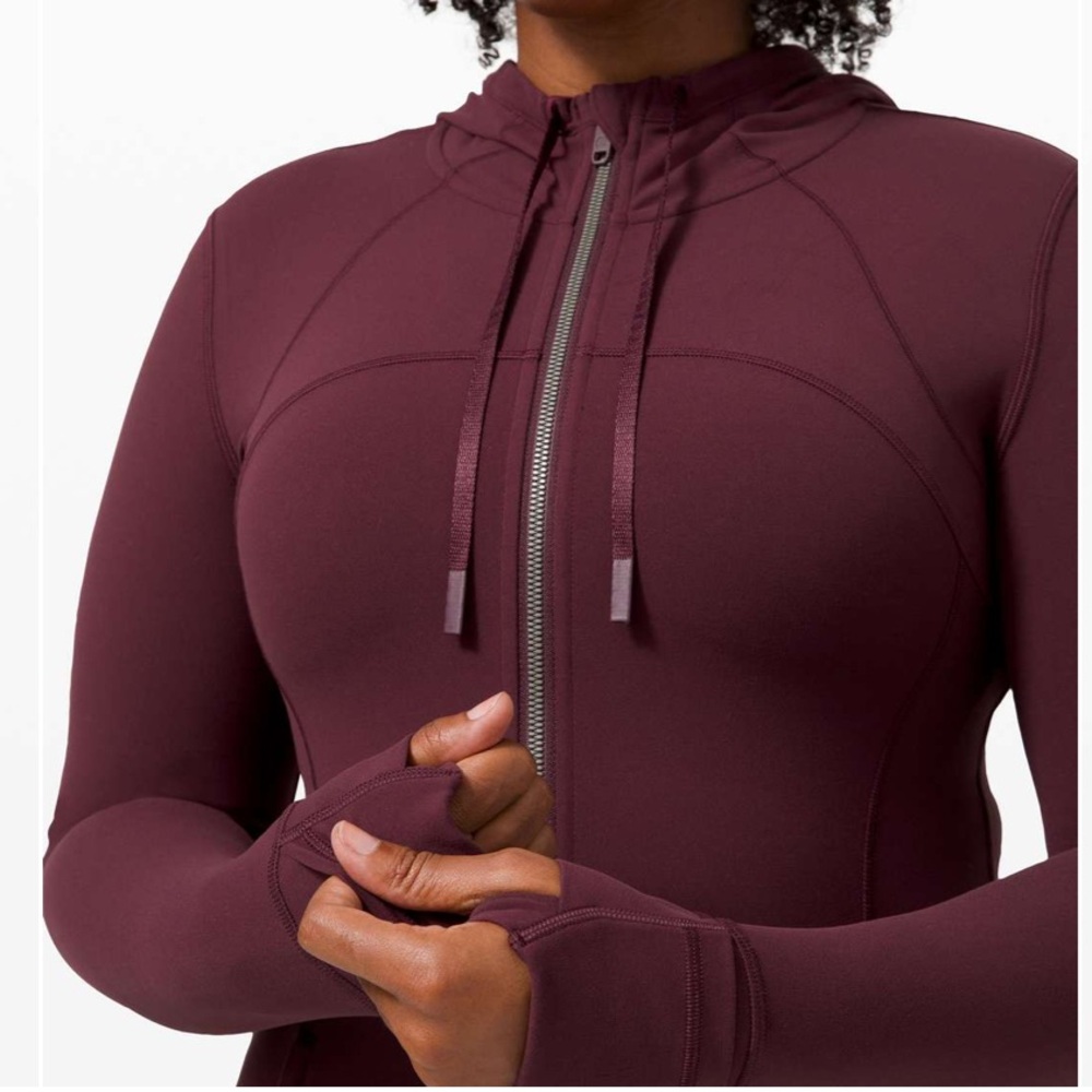 Lululemon Hooded Define Jacket *Nulu Cassis Size 8 - Picture 2 of 13